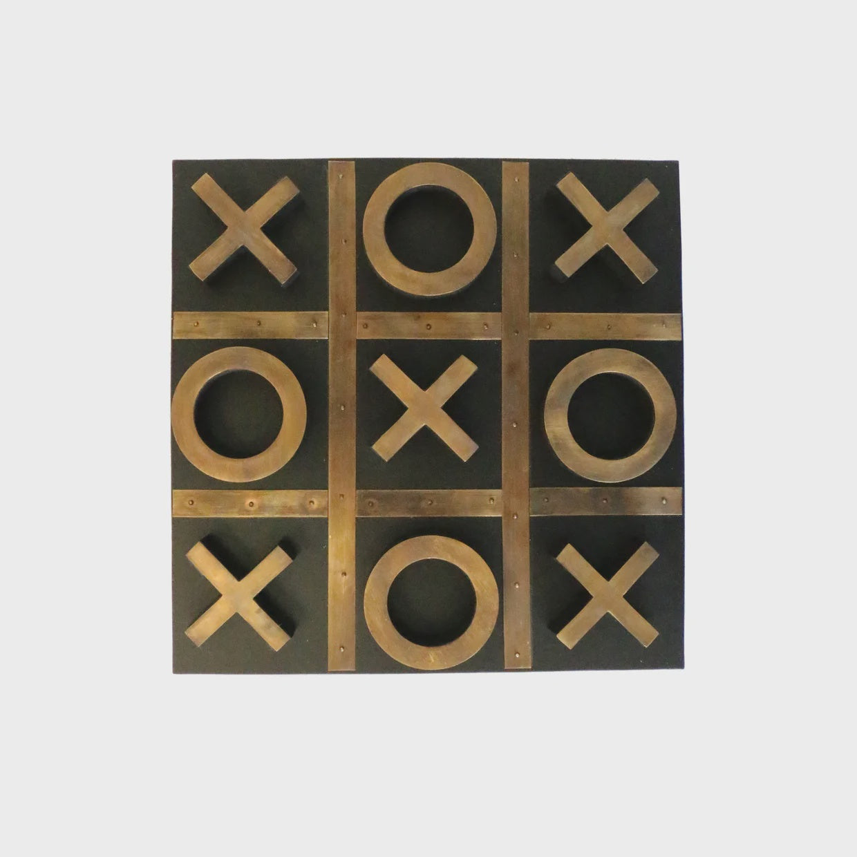 Wooden Noughts & Crosses Set