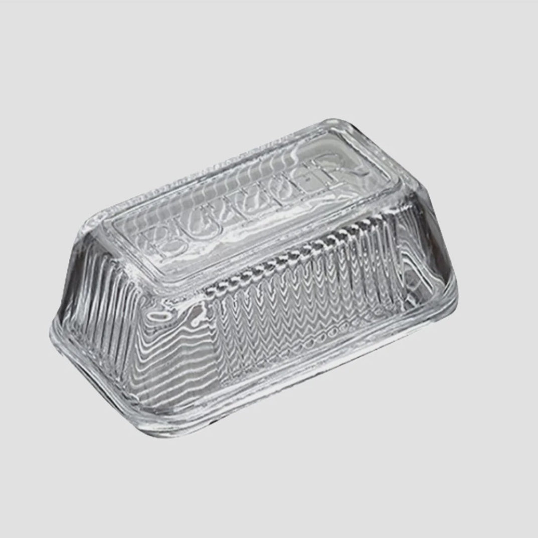Frette Glass Butter Dish