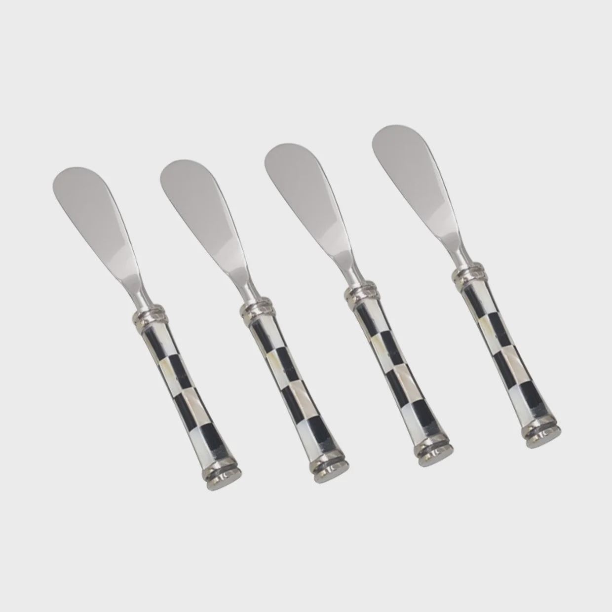 Checker Stainless Steel & Bone Spreaders