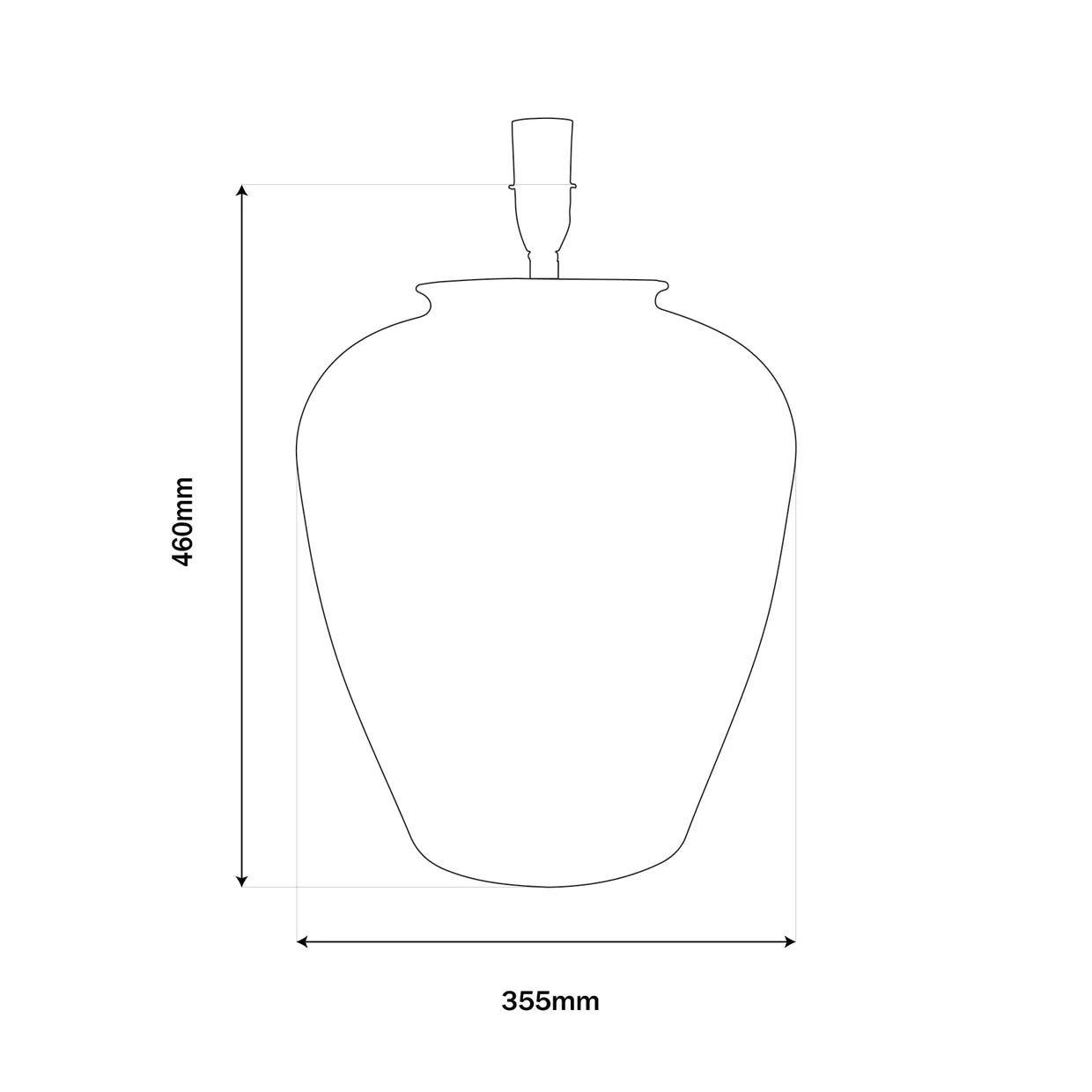 Athena Urn Lamp Base
