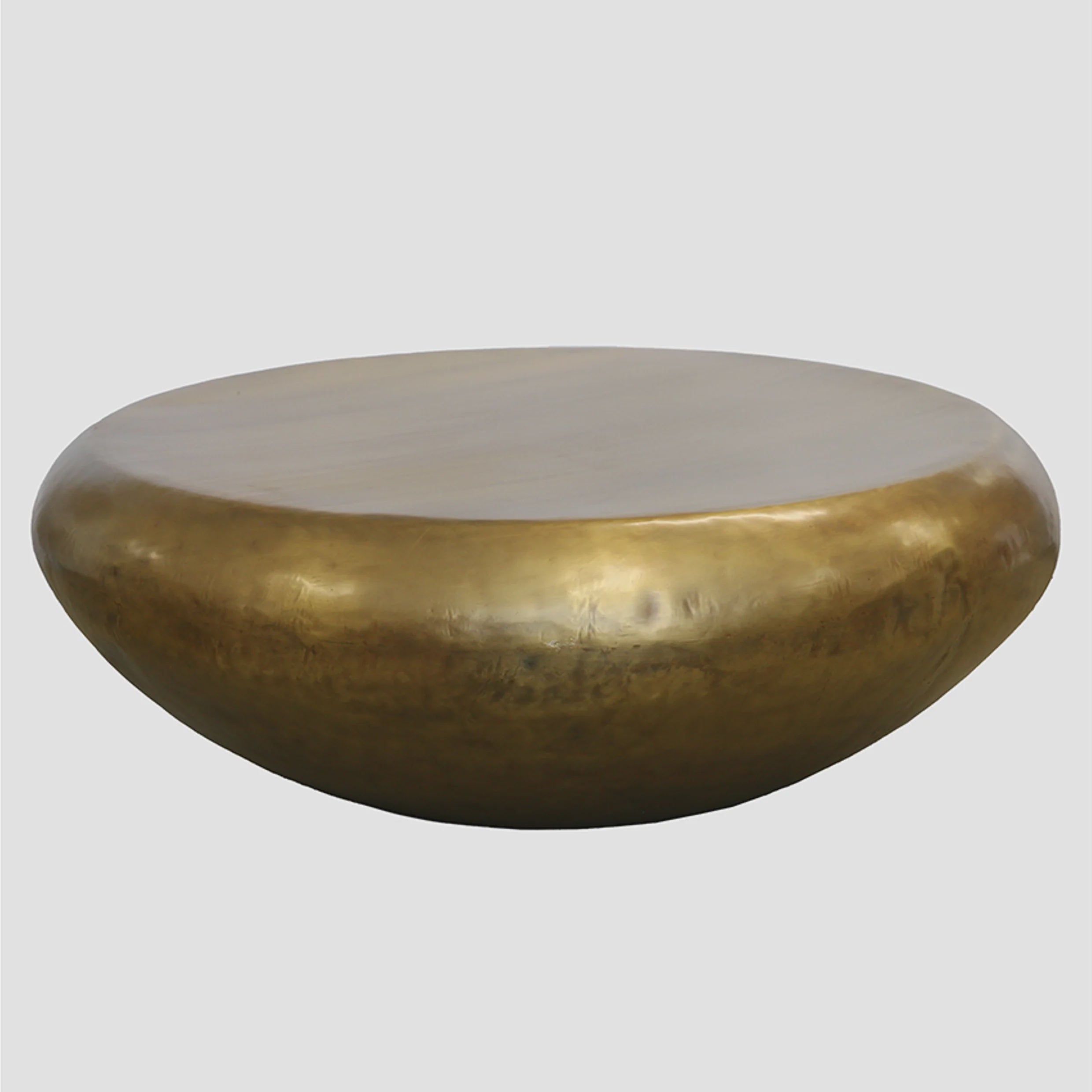 Casablanca Round Puff Drum Coffee Table