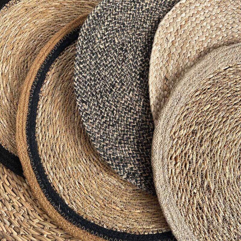 Seagrass Jute Round