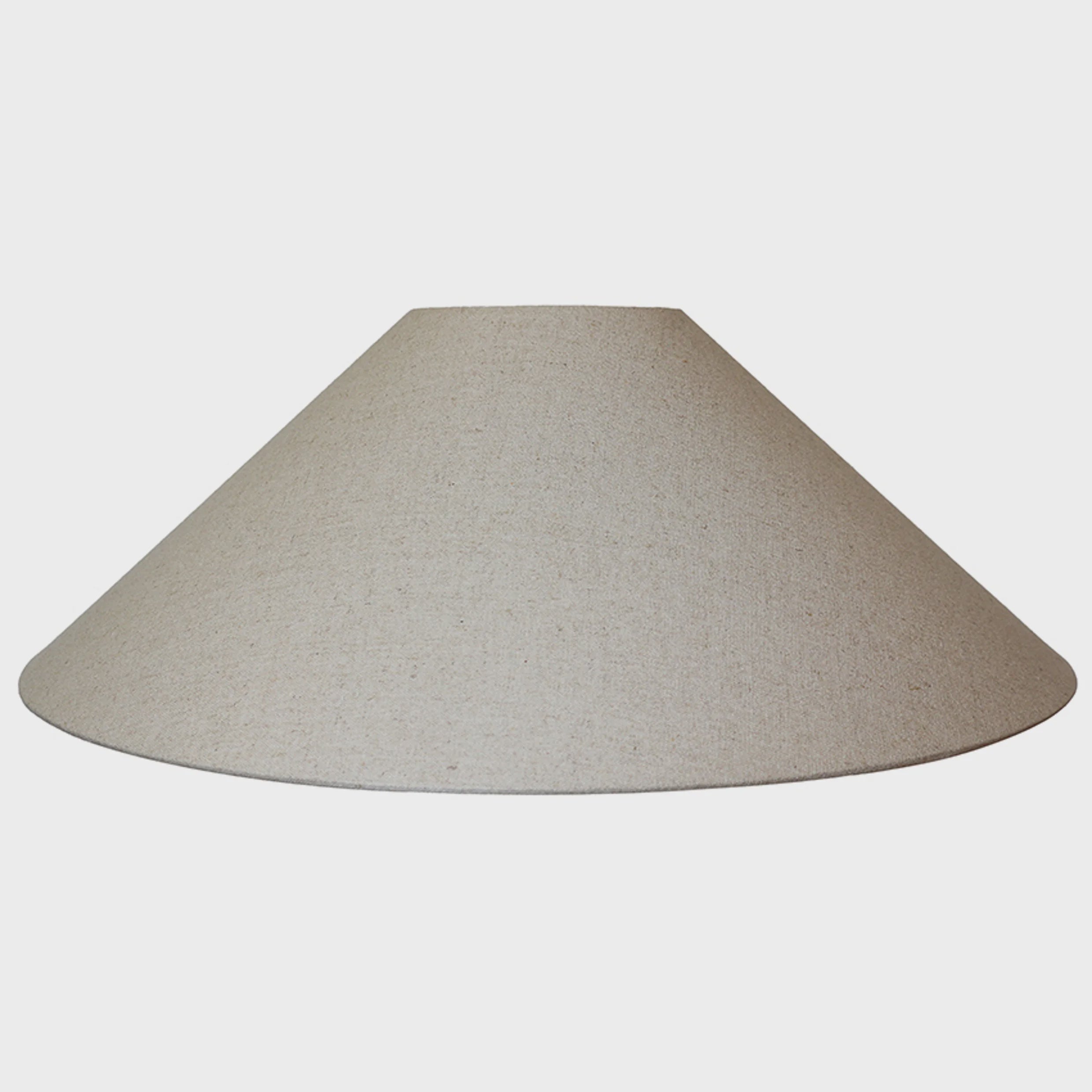 Tuscan Coolie Shade in Raw Linen 68cm