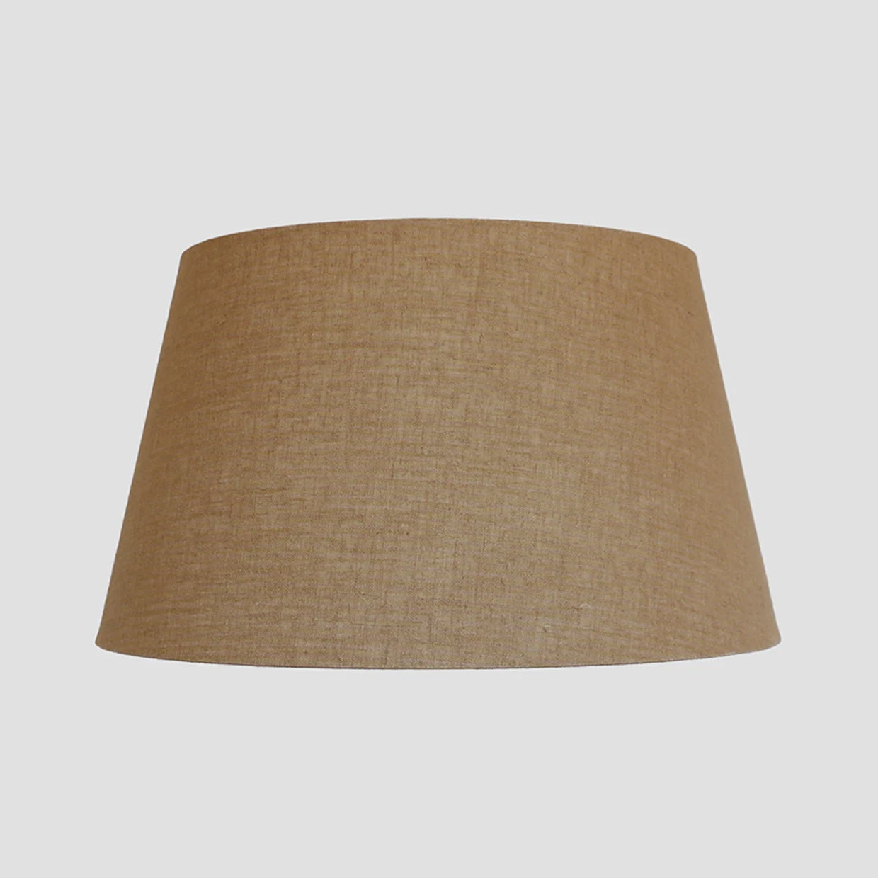 Old Gold Linen Tapered Drum Lampshade 41cm