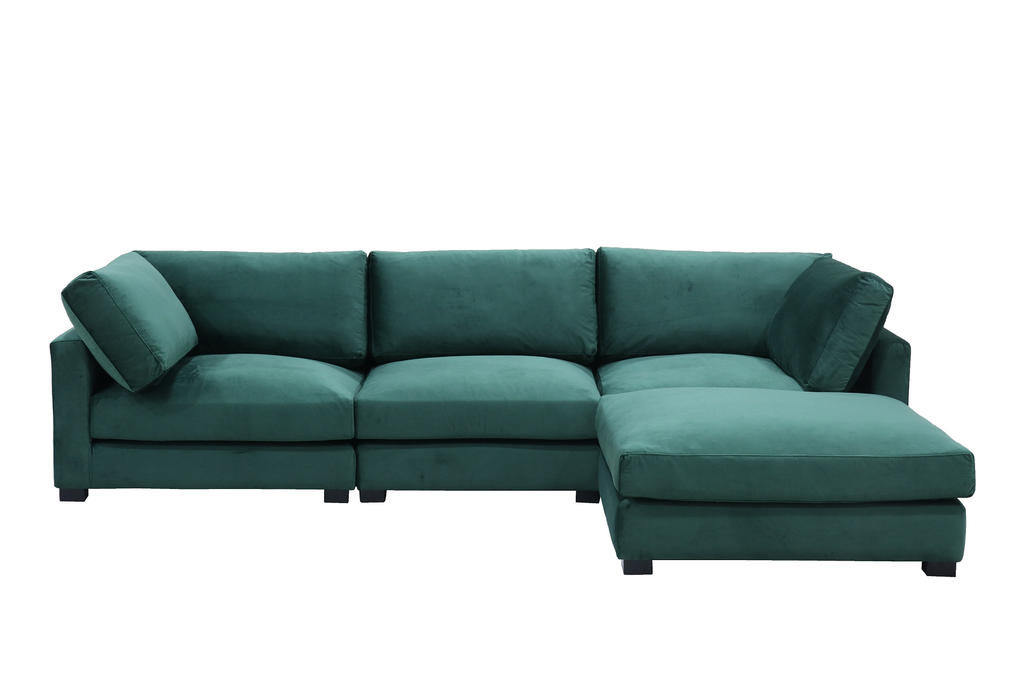 BAX Modular Sofa - Jewel Green Velvet