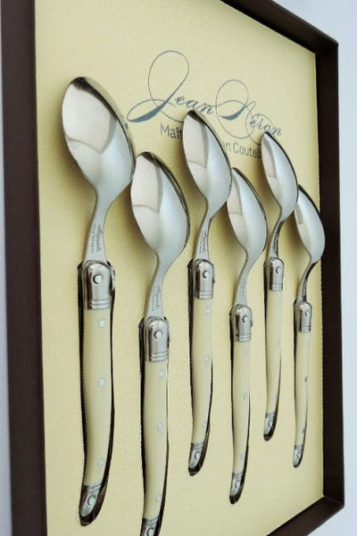 Provence Laguiole Neron Coffee Spoon Set