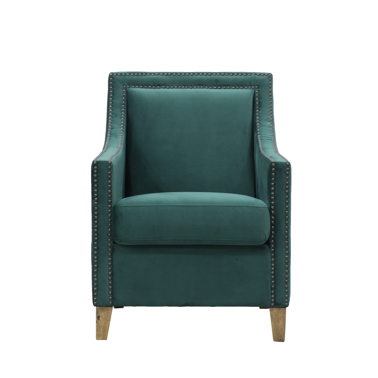 Studded Chelsea Chair - Jewel Green