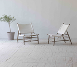 JONES Simple Chair White Cover/Smokey Grey Oak
