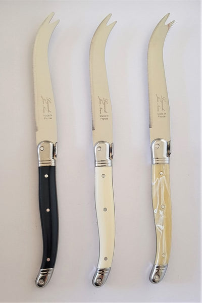 Provence Laguiole Neron Long Cheese Knives